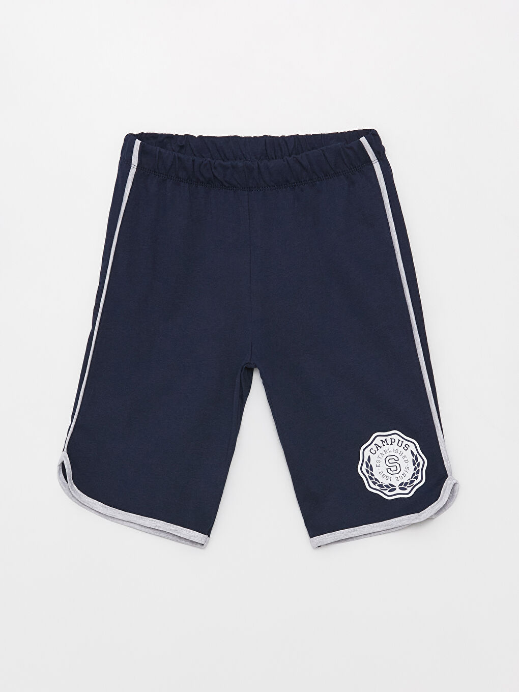 Crew Neck Printed Boys' Shorts Pyjamas Set-2