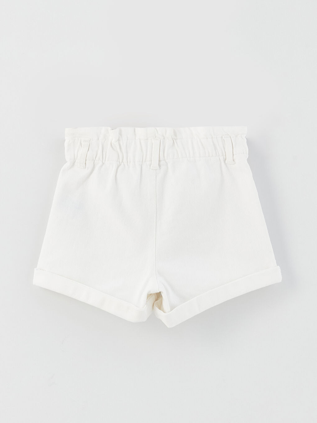 Elasticated Waist Basic Girls' Shorts-1