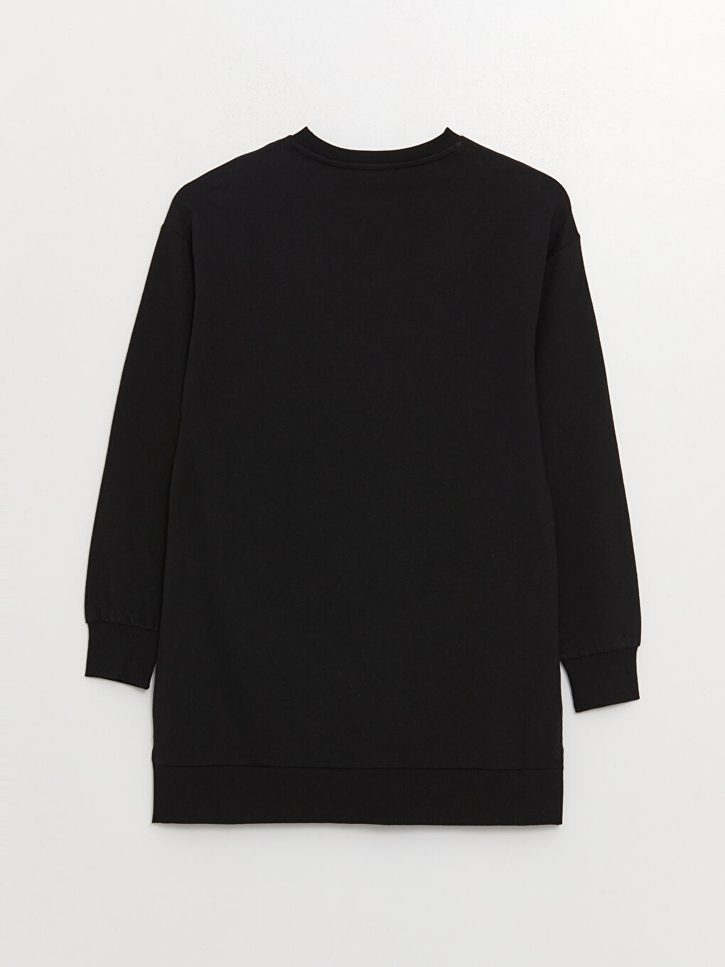 Crew Neck Embroidered Long Sleeve Oversize Women's Sweatshirt Tunic-6