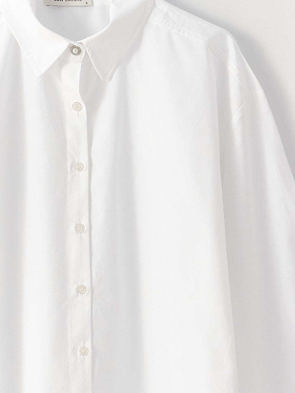 LCW Vision Oversize Poplin Women's Shirt -S3FG18Z8-QVD