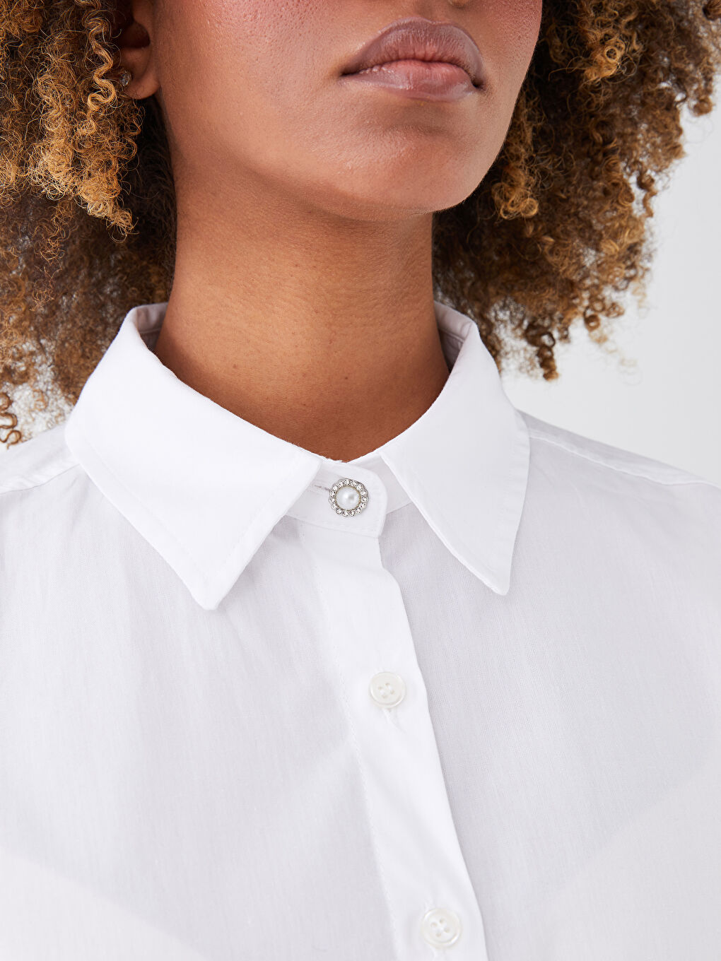 LCW Vision Oversize Poplin Women's Shirt -S3FG18Z8-QVD