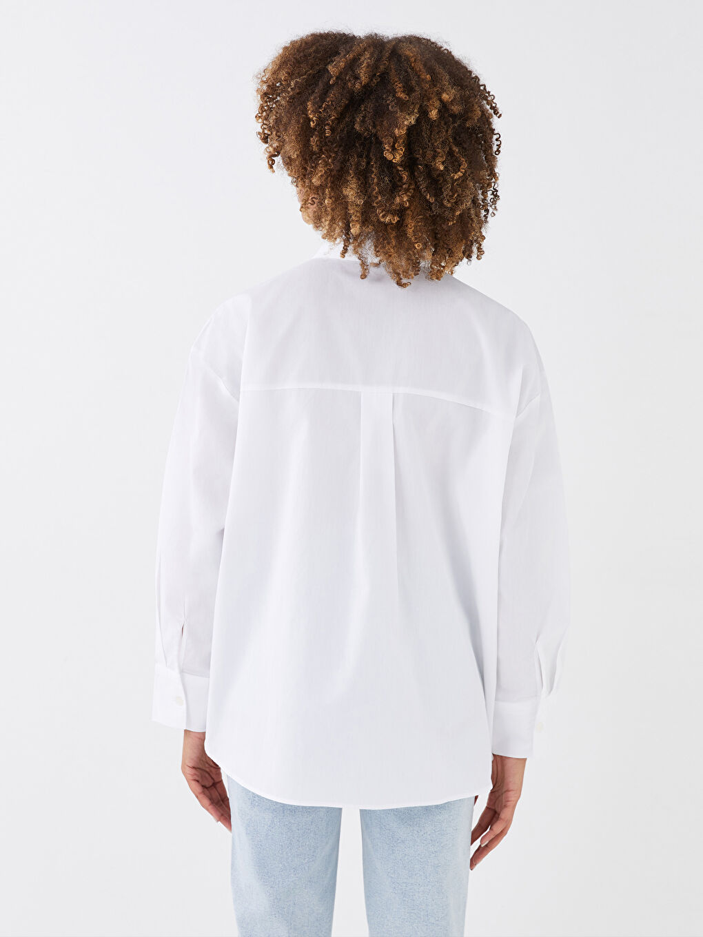 LCW Vision Oversize Poplin Women's Shirt -S3FG18Z8-QVD