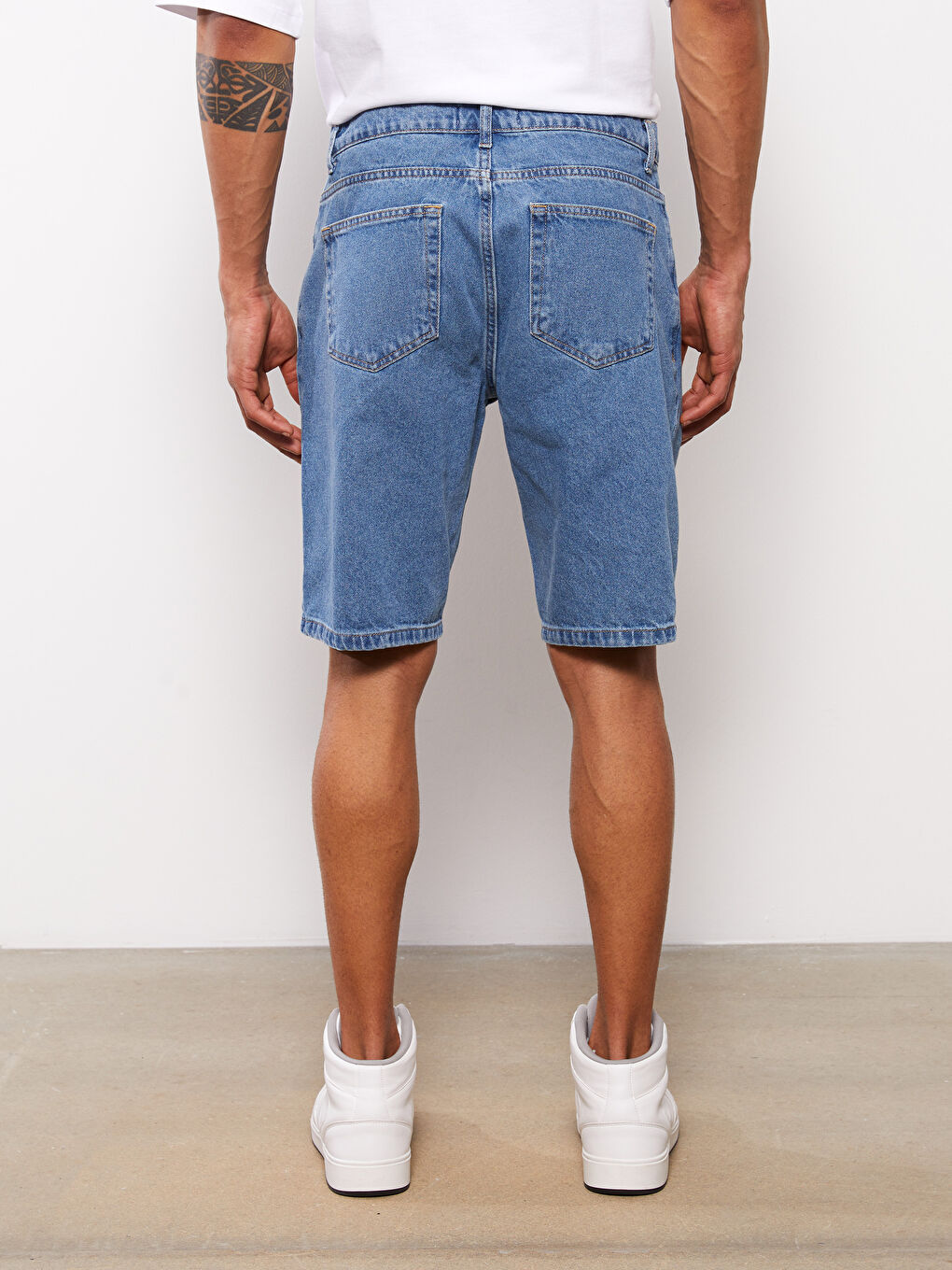 Standard Fit Men's Denim Shorts -S3FG37Z8-H45