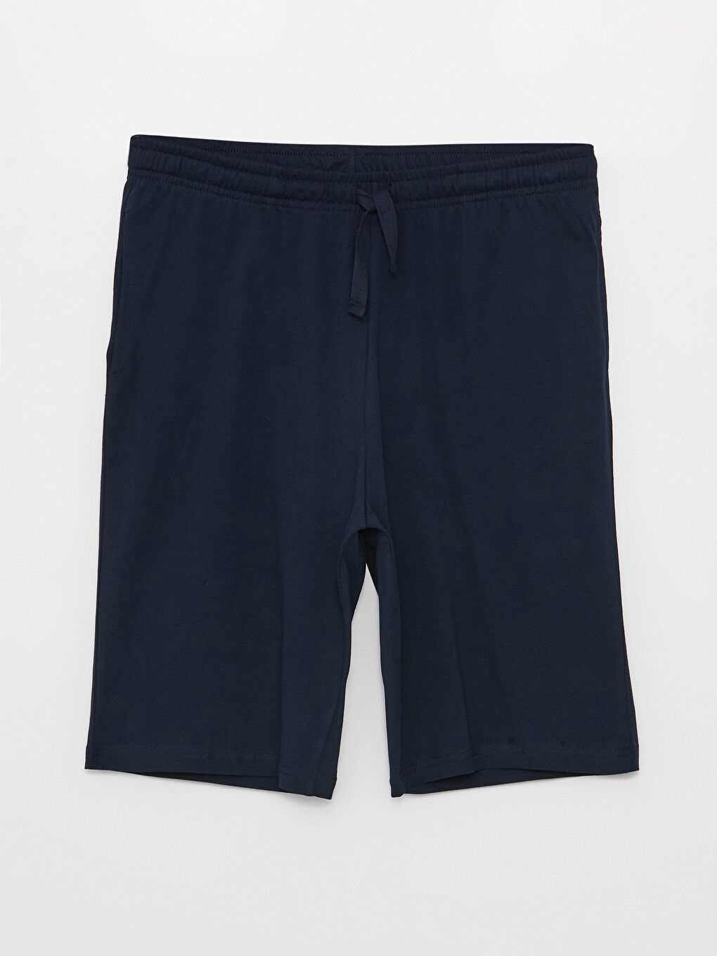 Bej Standart Kalıp Erkek Şortlu Pijama Takımı-6