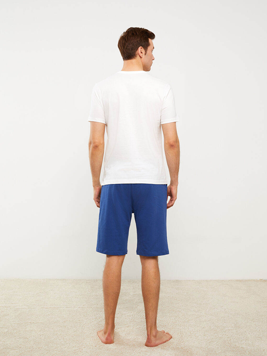 LC WAIKIKI Regular Fit Men's Short Pyjama Set -S3FH06Z8-R9J