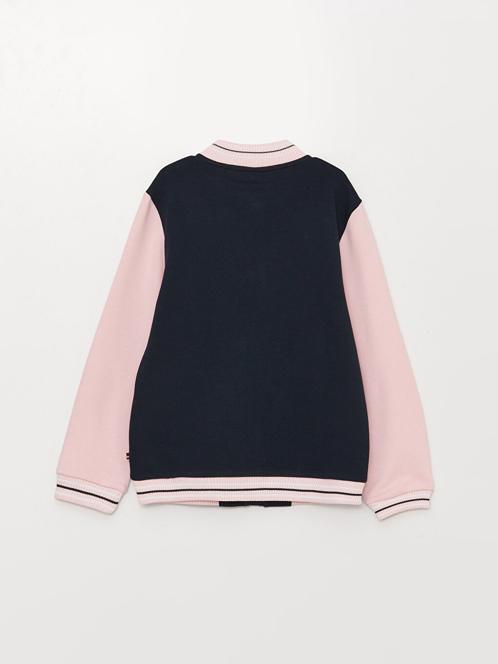 Lacivert Nakışlı Uzun Kollu Kız Çocuk Kolej Ceket-3