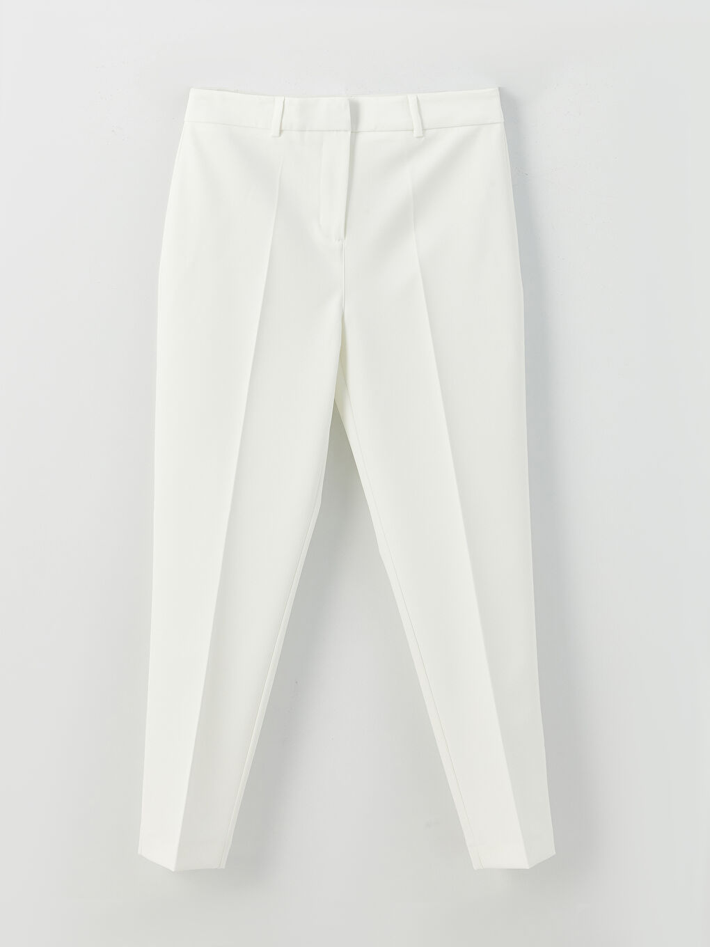 Pantaloni Crep Croială Morcov pentru Femei-4