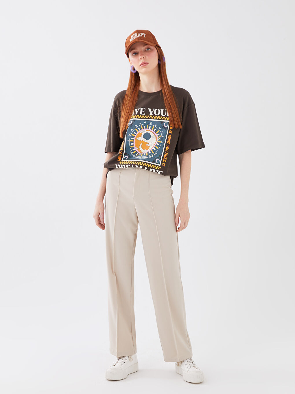 Hosen für Damen mit regulärer Passform-1