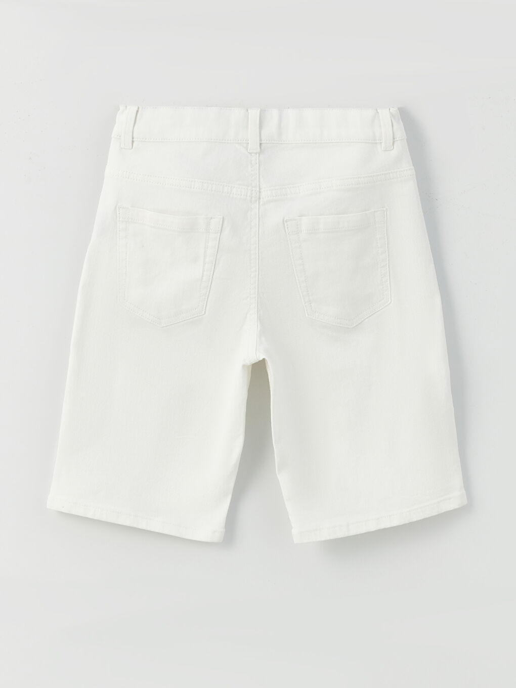 დახეული დეტალებიანი ბიჭის ჯინსის შორტები-3