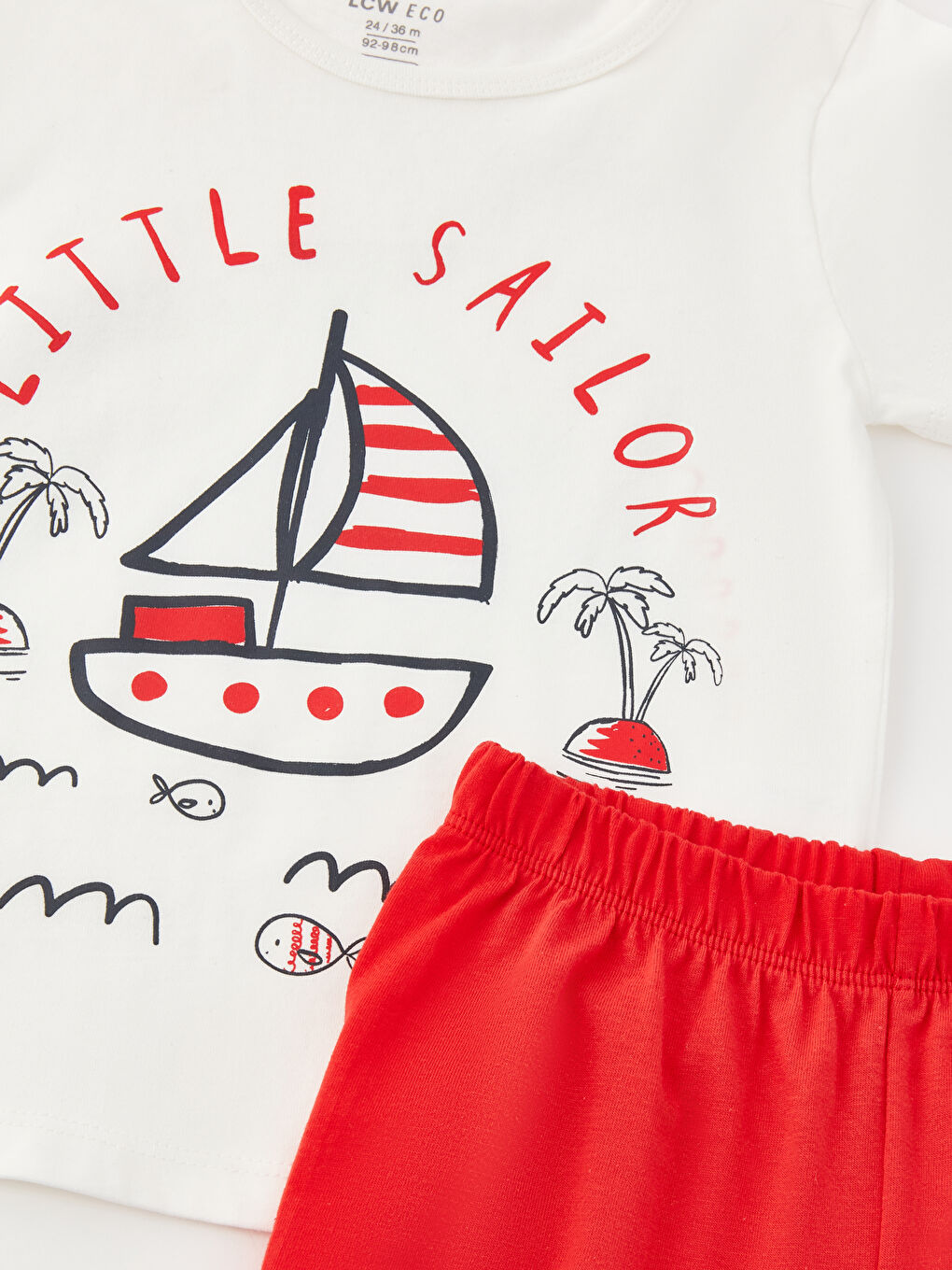 Ensemble T-Shirt et Short Bébé Garçons Manches Courtes Col Rond Lot de 2-3