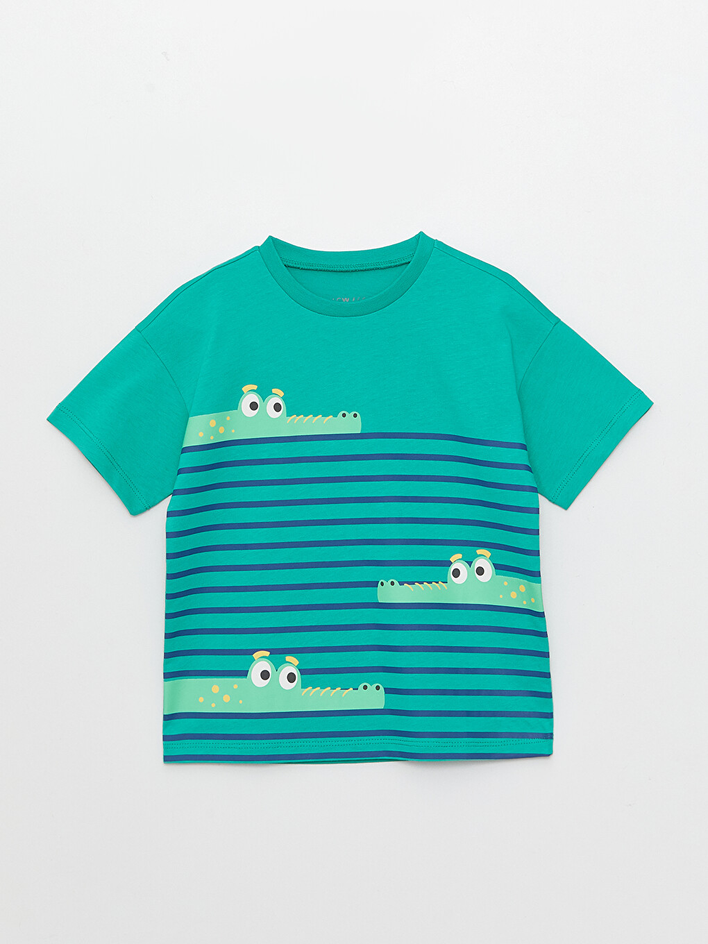 Crew Neck Short Sleeve Printed Baby Boys' T-Shirt 2 Pack-1