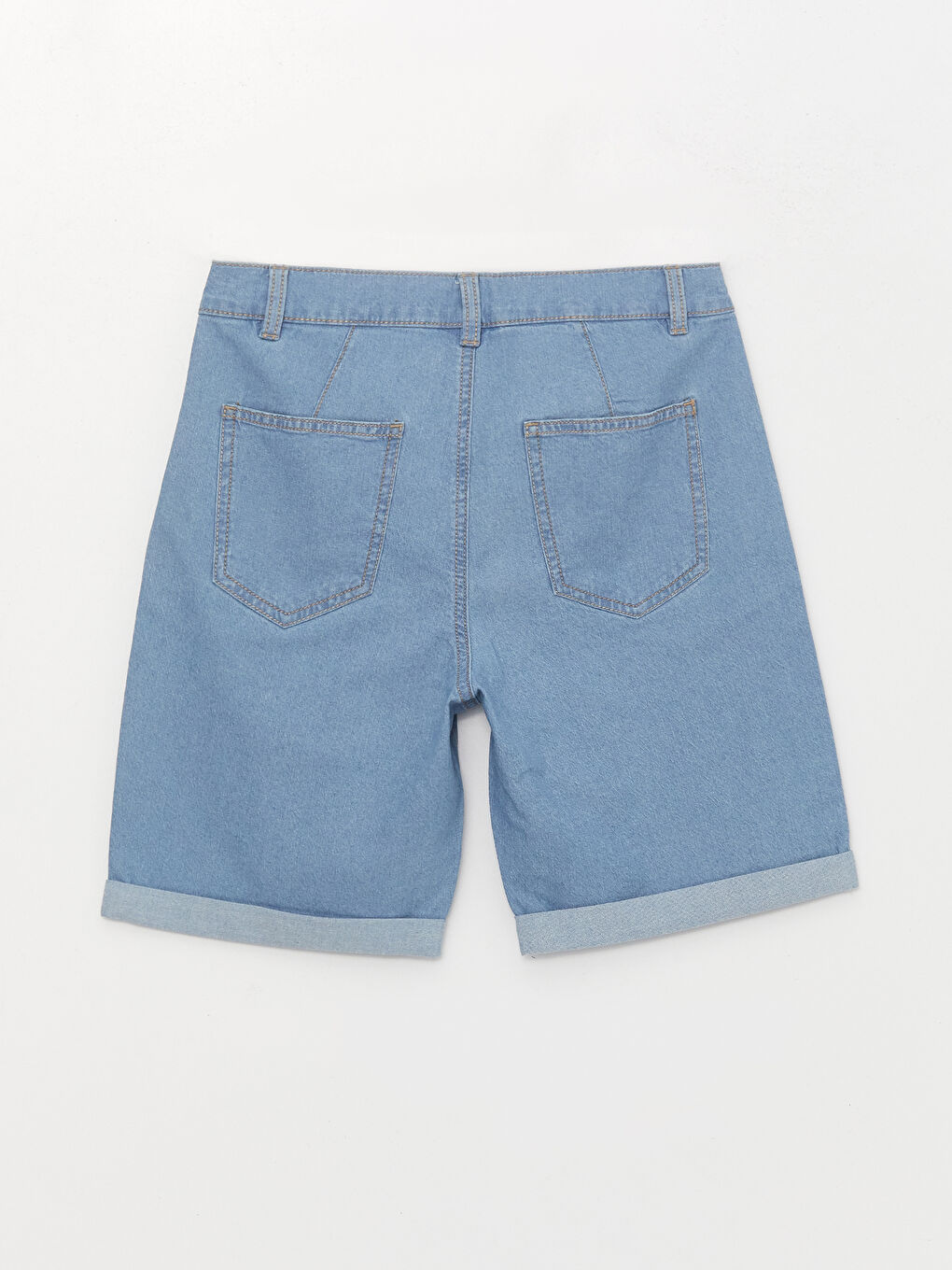 LCW Kids Açık İndigo Rodeo Basic Erkek Çocuk Jean Şort - 1