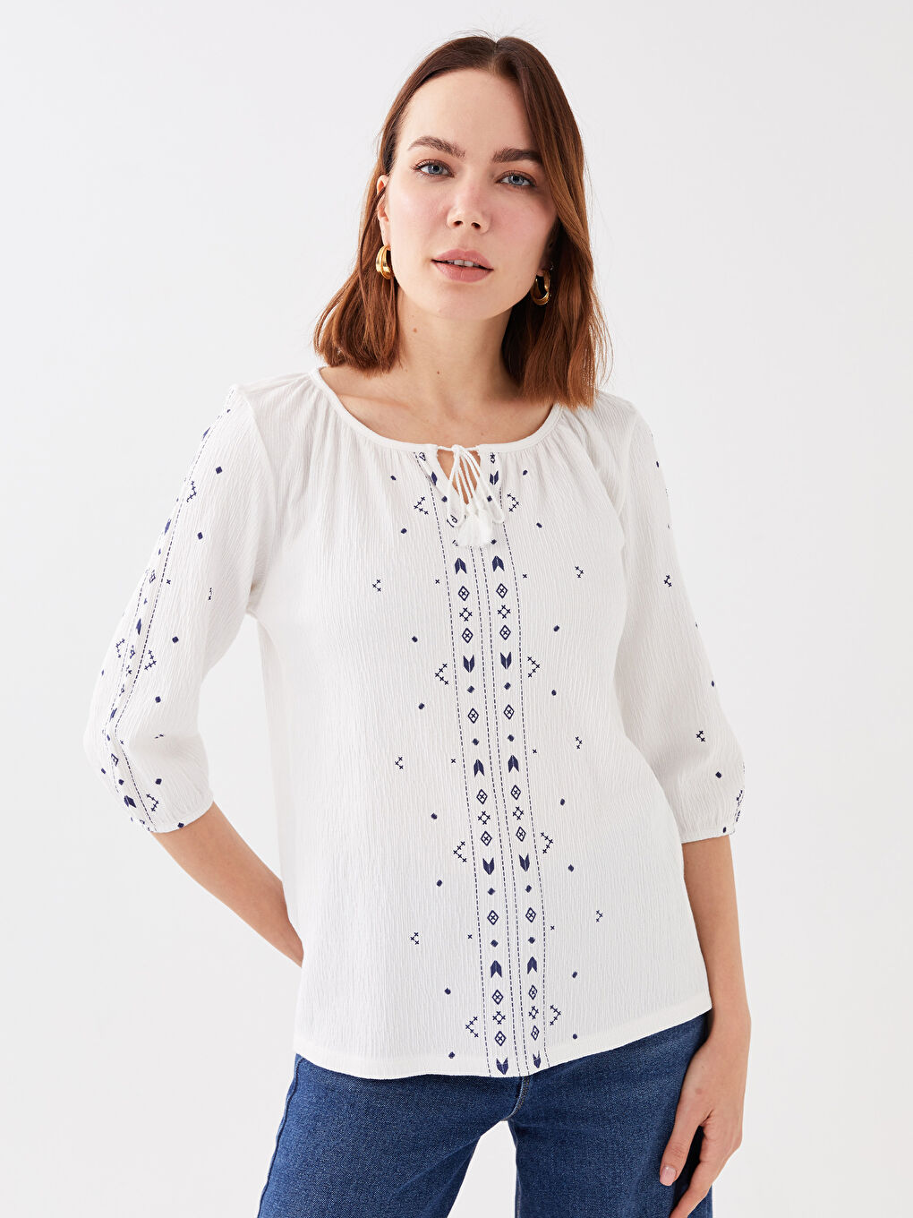 تیشێرت سپی ئافرەت -S3FJ07Z8-SJT