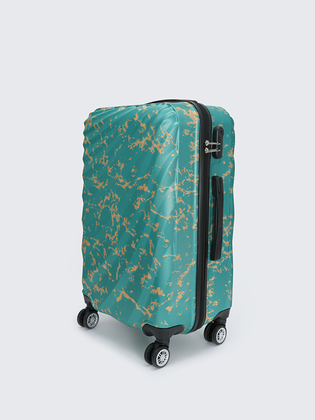 LCW ACCESSORIES حقيبة سفر مطبوعة بتفاصيل قفل حجم متوسط -S3FJ35Z8-V2C