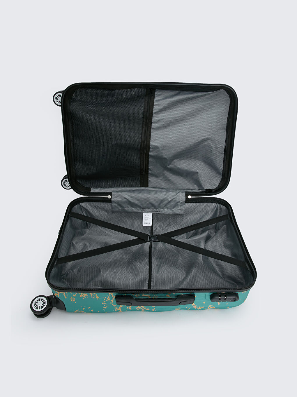 LCW ACCESSORIES حقيبة سفر مطبوعة بتفاصيل قفل حجم متوسط -S3FJ35Z8-V2C