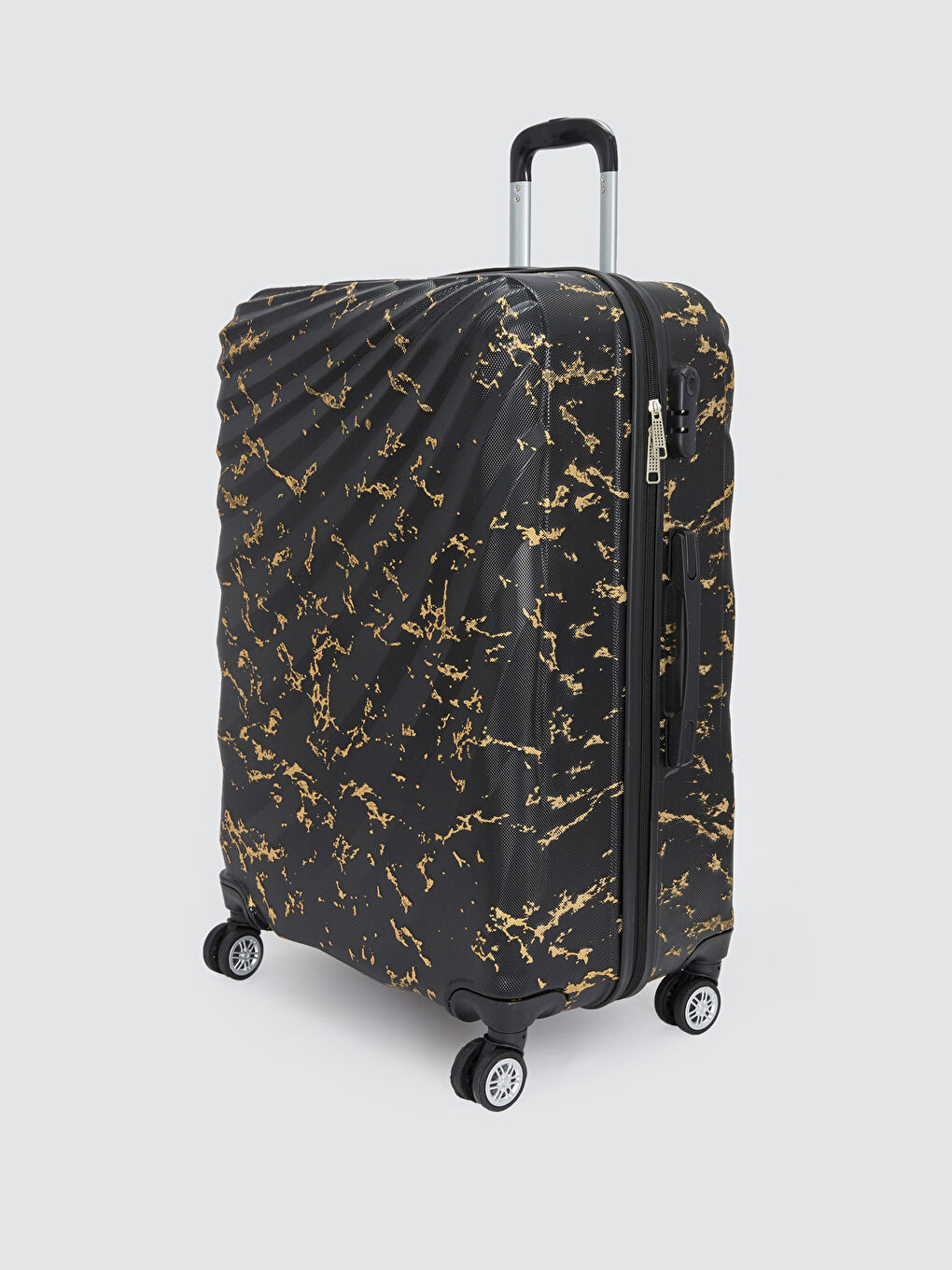 Siyah Kilit Detaylı Büyük Boy Valiz-1