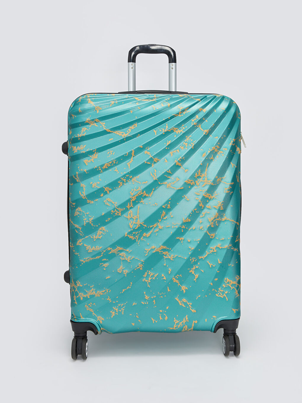 Large Suitcase with Lock Detail