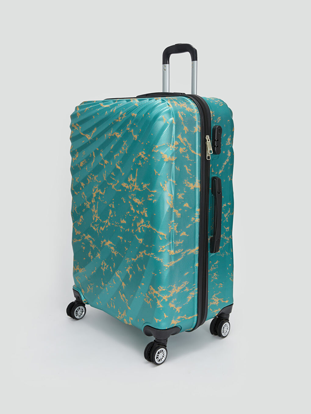 Large Suitcase with Lock Detail-1