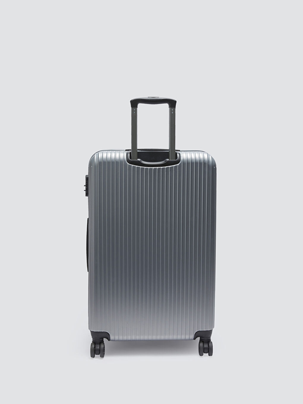 Gri Kilit Detaylı Orta Boy Valiz-2