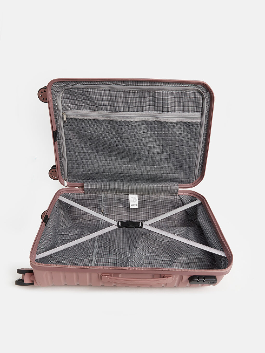 Pembe Kilit Detaylı Orta Boy Valiz-2