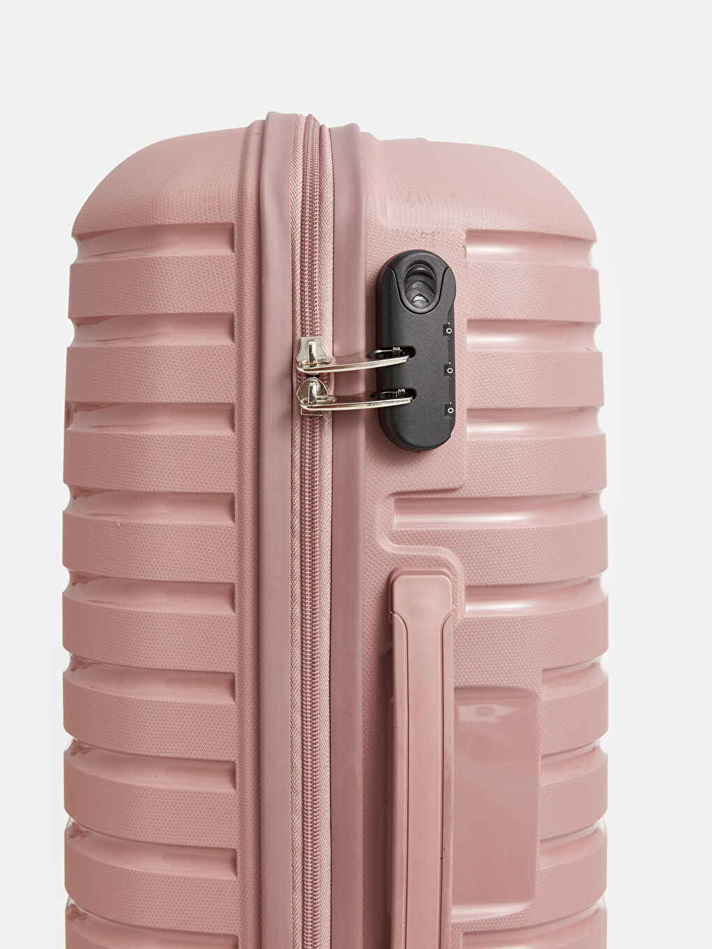 Pembe Kilit Detaylı Orta Boy Valiz-3