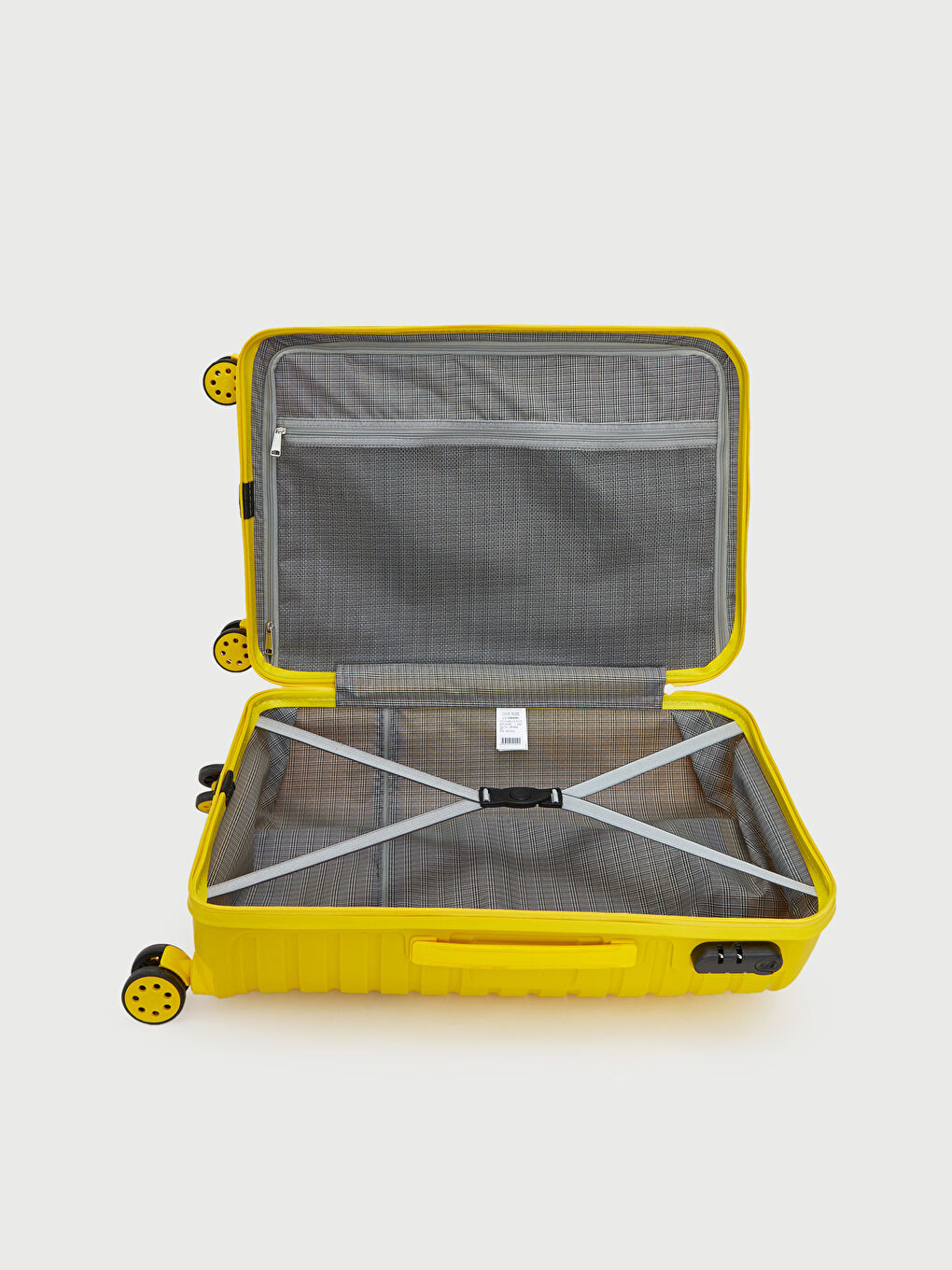 Sarı Kilit Detaylı Küçük Boy Valiz-3