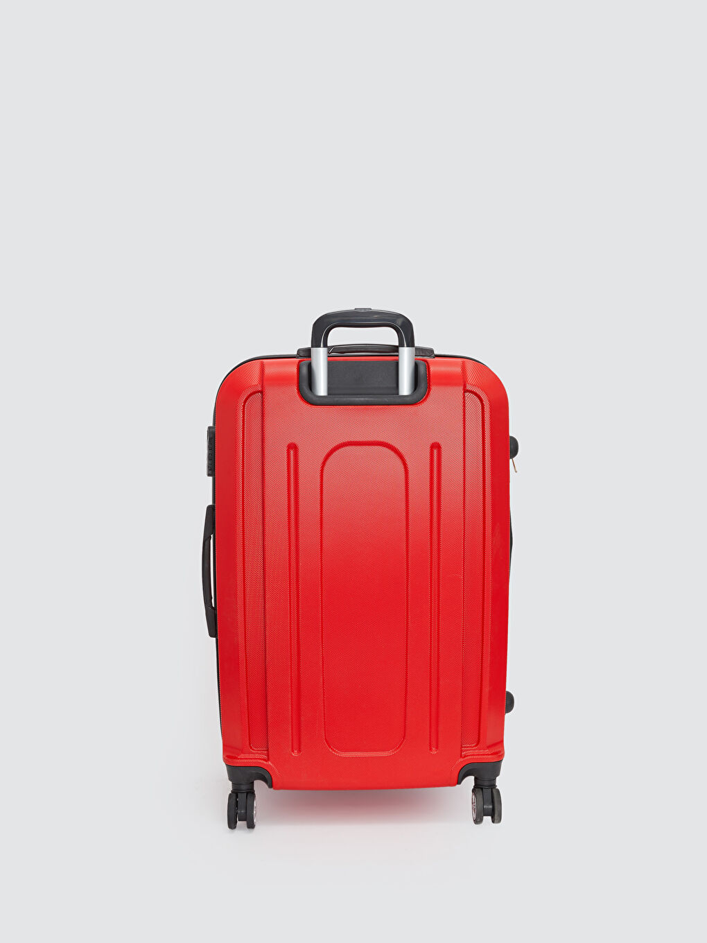 Kırmızı Kilit Detaylı Küçük Boy Valiz-2