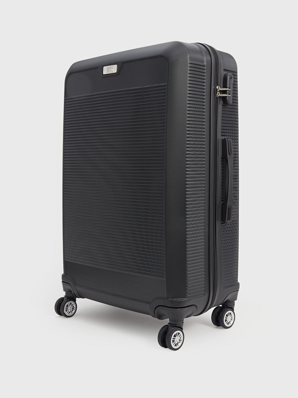 Siyah Kilit Detaylı Büyük Boy Valiz-1