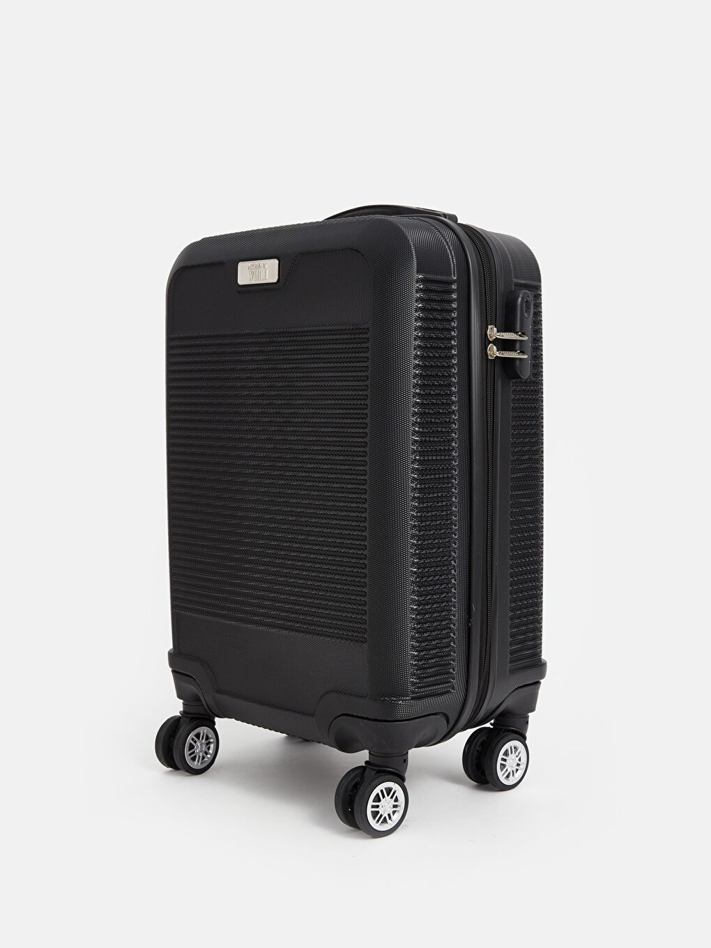 Siyah Kilit Detaylı Orta Boy Kadın Valiz