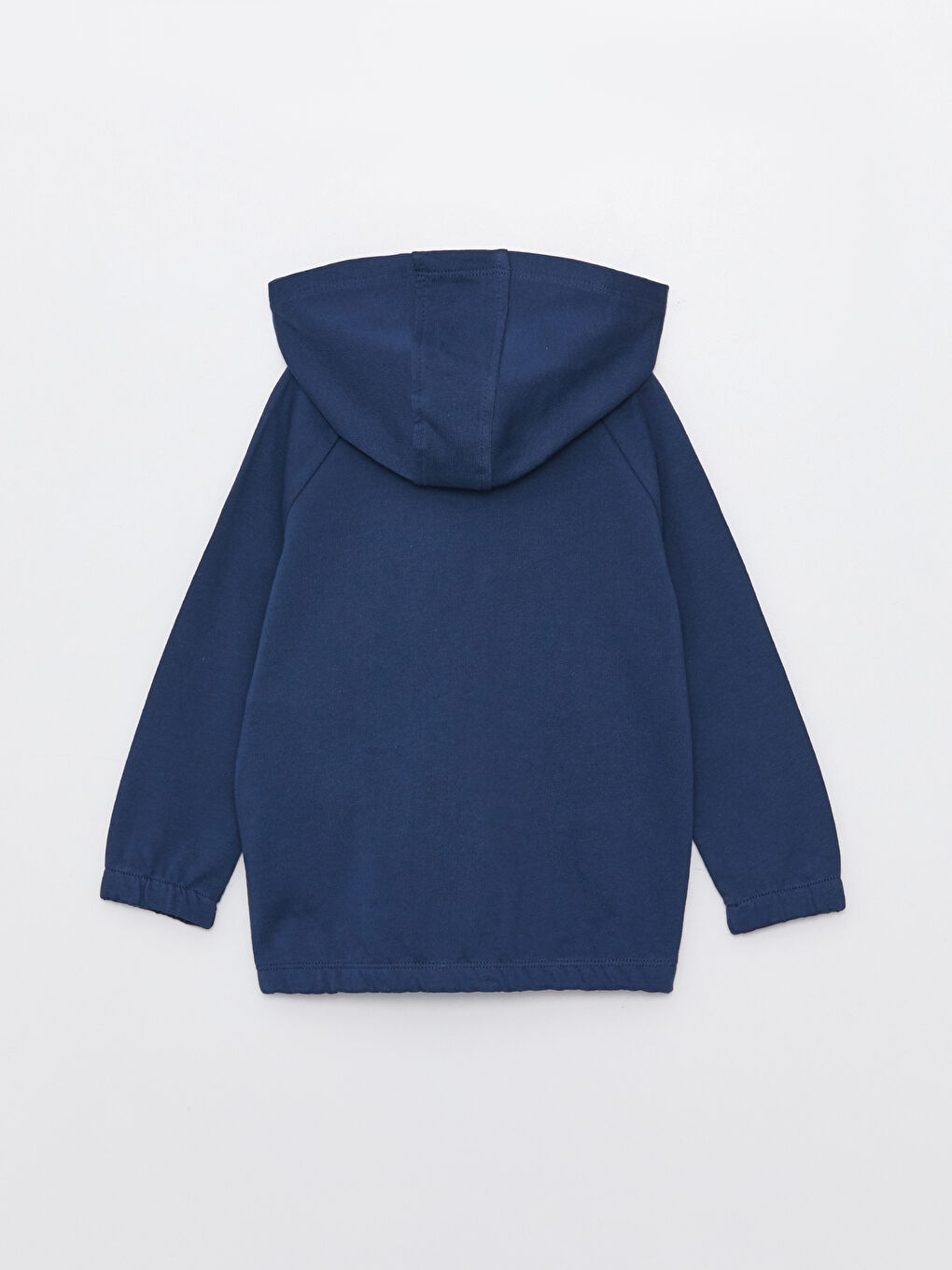 Hooded Long Sleeve Printed Baby Boy Zippered Sweatshirt-1