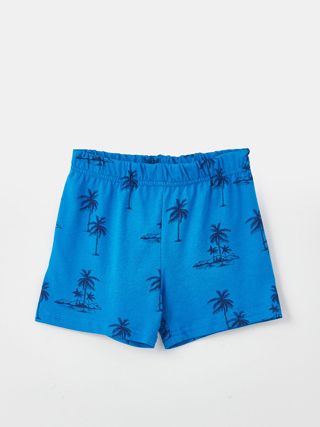 تيشيرت بياقة دائرية مطبوع وشورت للأولاد الرضع - طقم من قطعتين-2