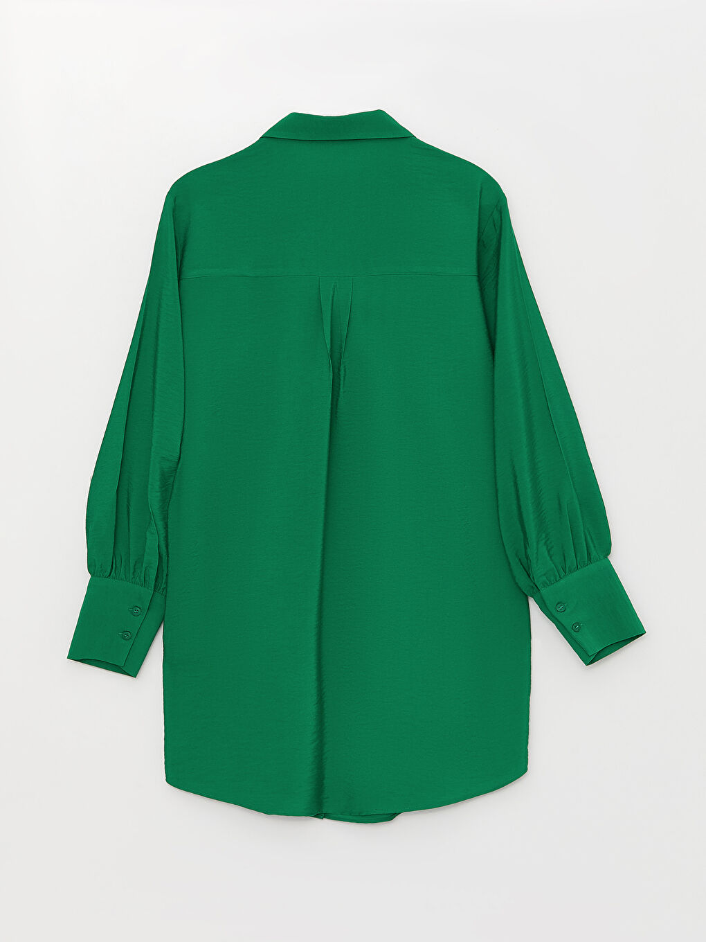 Plain Long Sleeve Oversize Women's Shirt Tunic-11