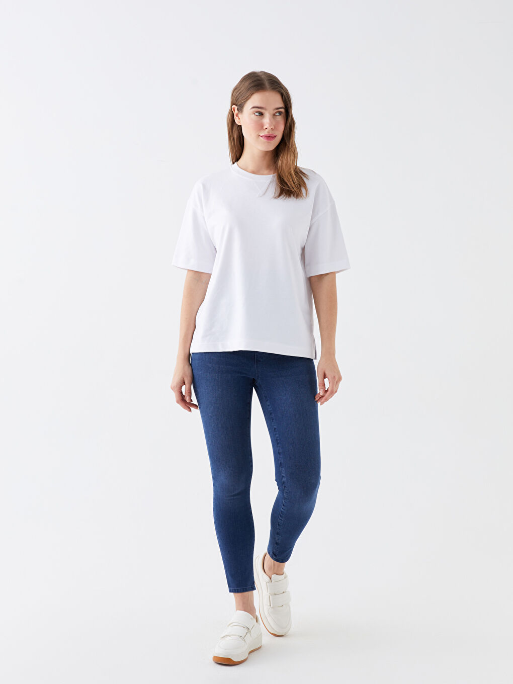 Mercury Skinny Fit Maternity Jean Pants with Abdominal Panels -S3FK90Z8-507