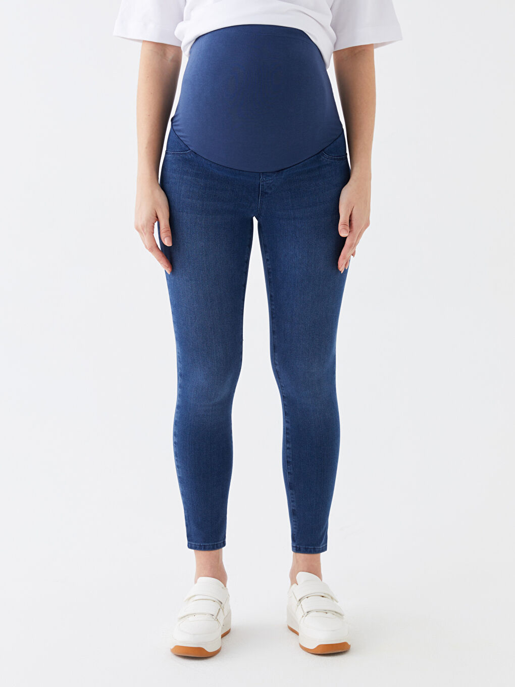Mercury Skinny Fit Maternity Jean Pants with Abdominal Panels -S3FK90Z8-507