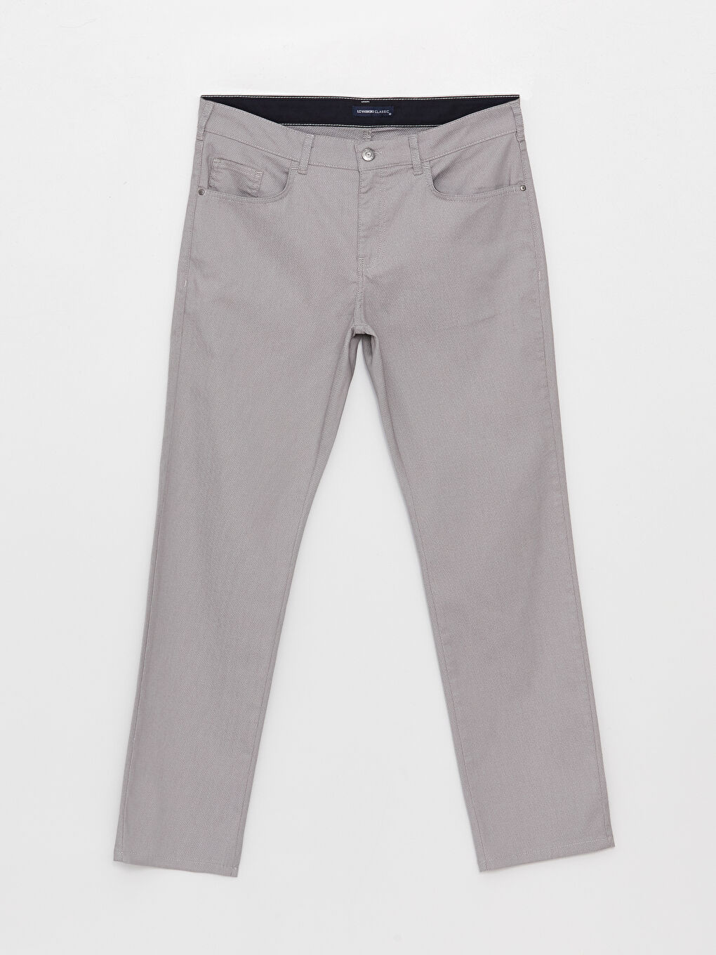 بنطلون قماش دوبي بقصة عادية للرجال-10