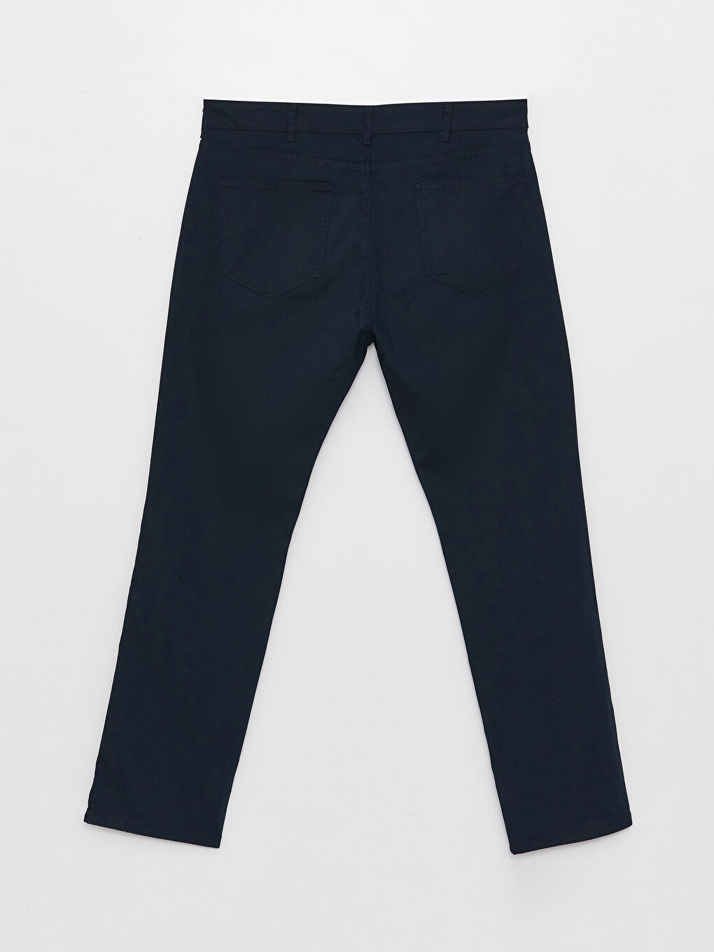 Standard Fit Dobby Fabric Men's Trousers-1