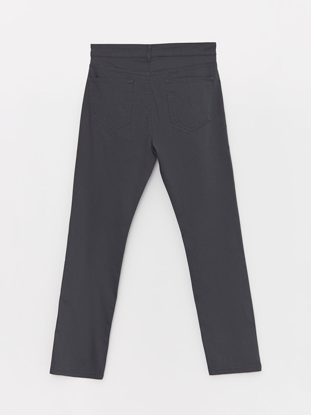 Lacivert Standart Kalıp Armürlü Erkek Pantolon-5