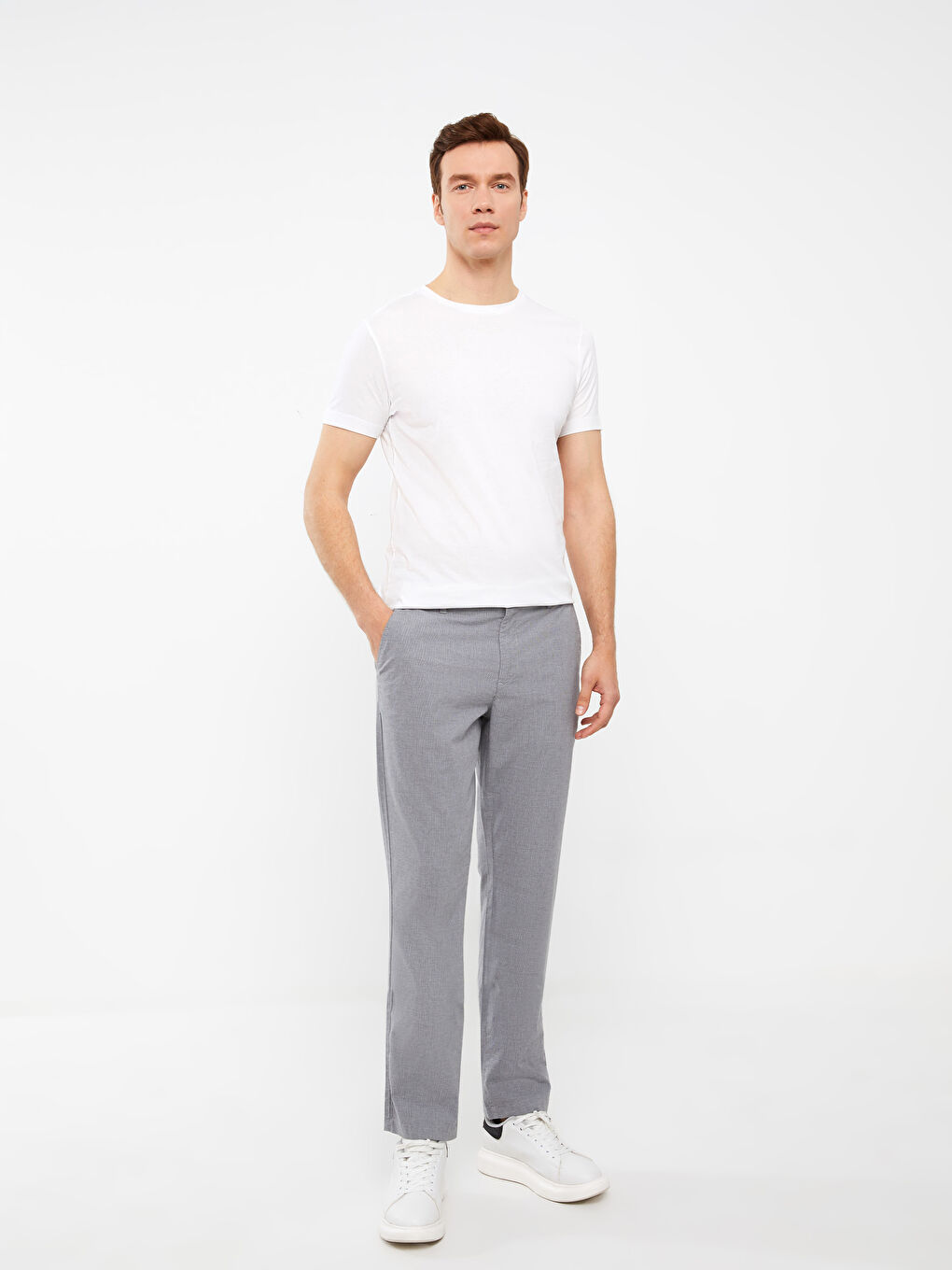 Standard Fit Men's Trousers-1