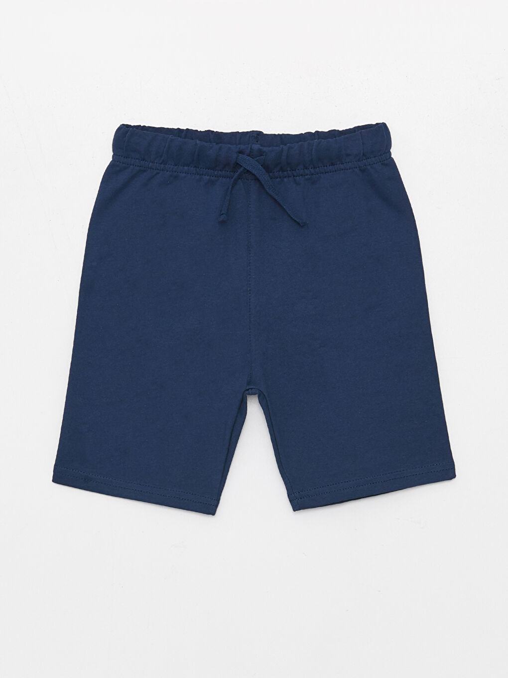 Gri Beli Lastikli Basic Erkek Bebek Şort 2'li-1