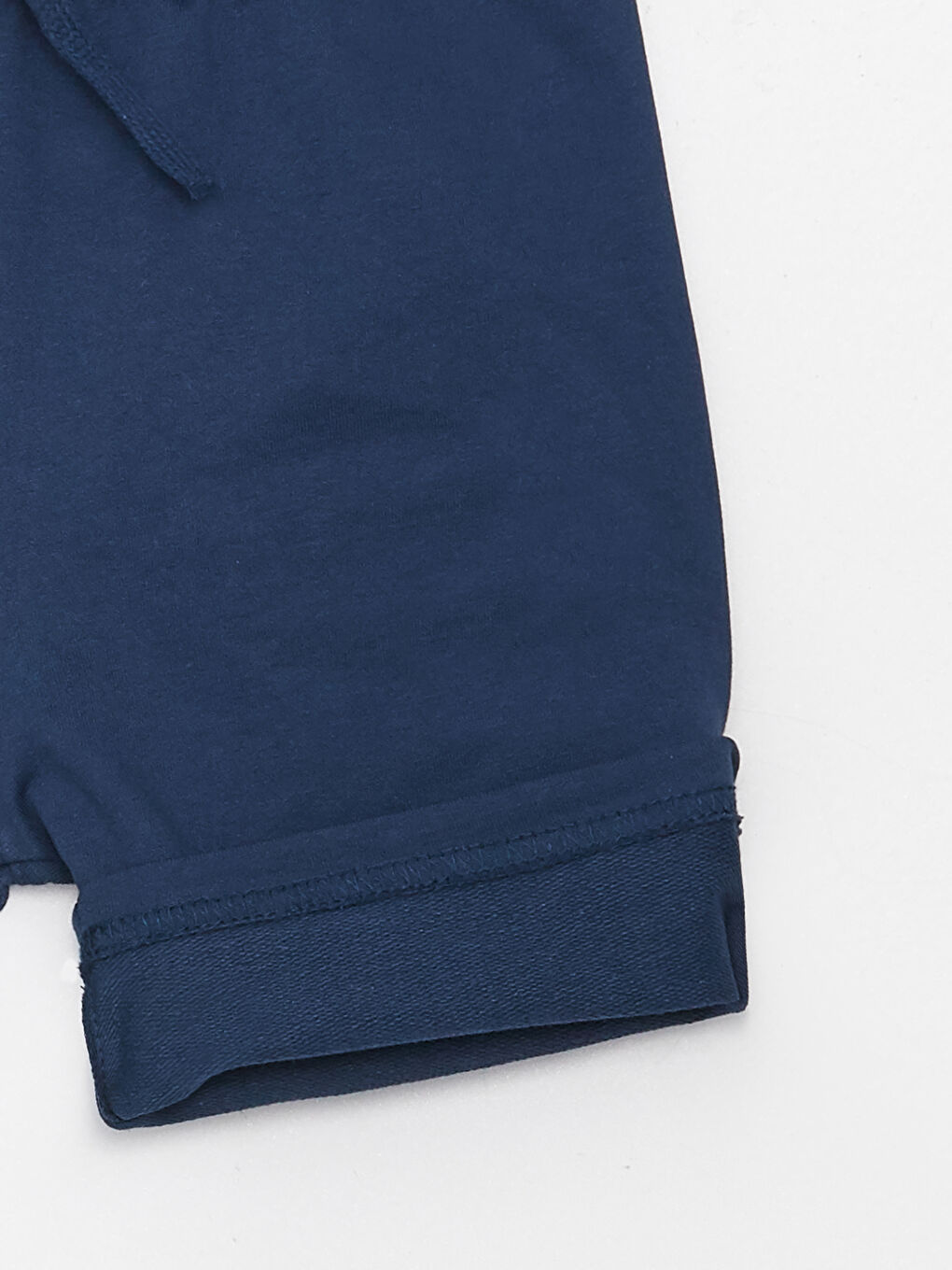 Gri Beli Lastikli Basic Erkek Bebek Şort 2'li-3