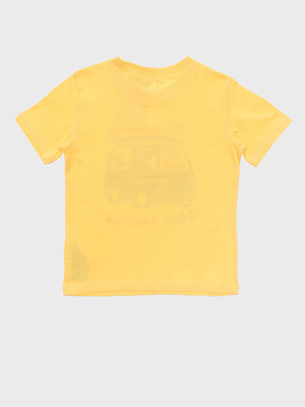 Crew Neck Short Sleeve Printed Baby Boys' T-Shirt-1