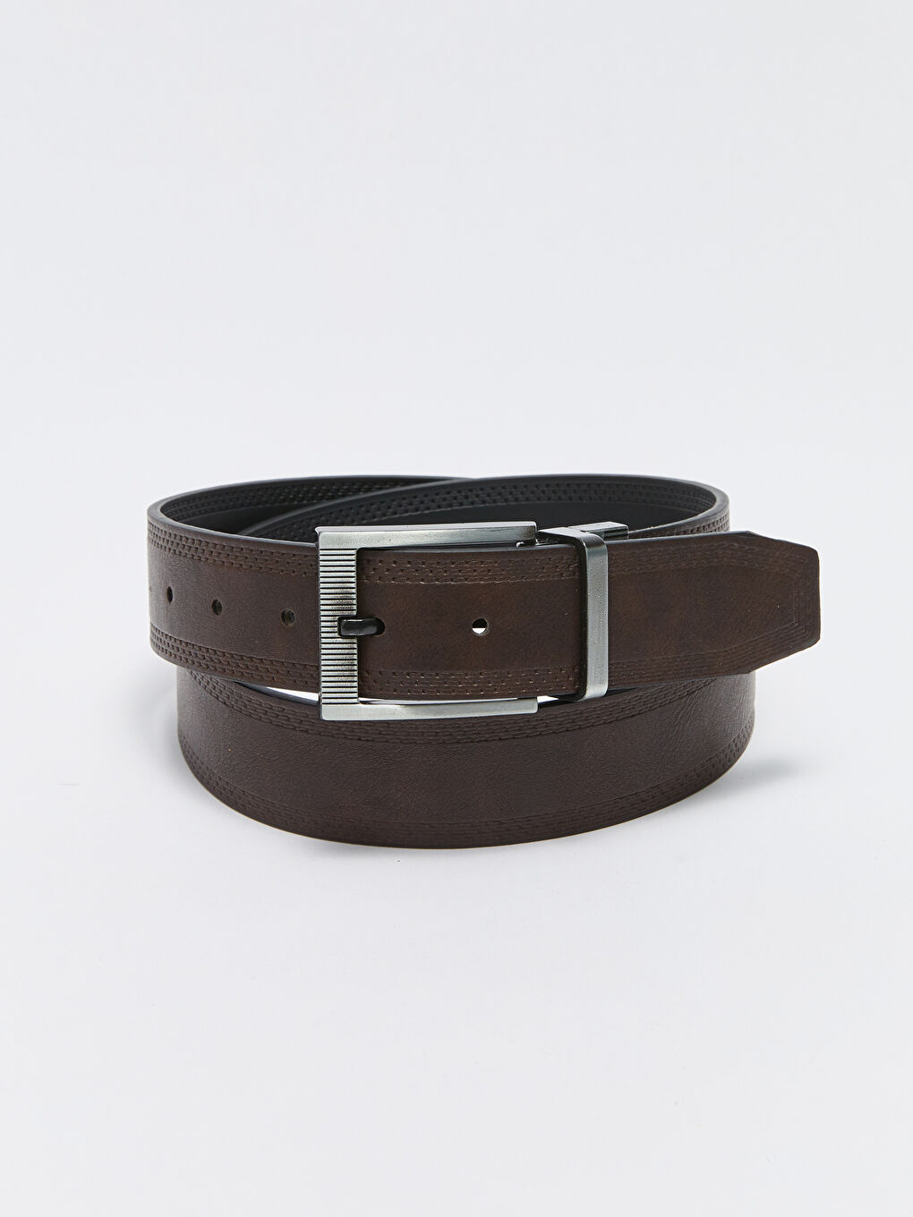 Ceinture Réversible en Similicuir pour Hommes