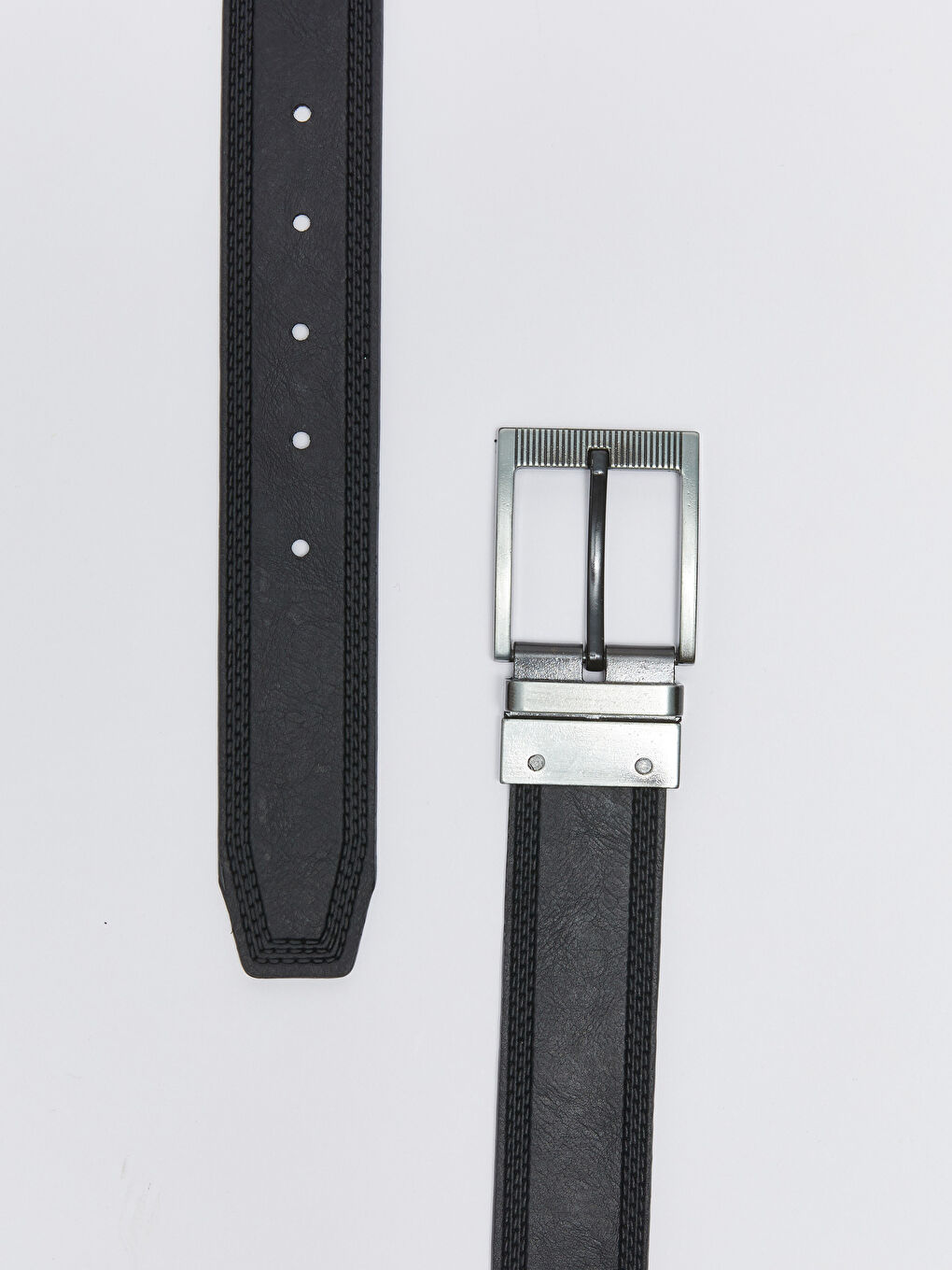 Ceinture Réversible en Similicuir pour Hommes-4