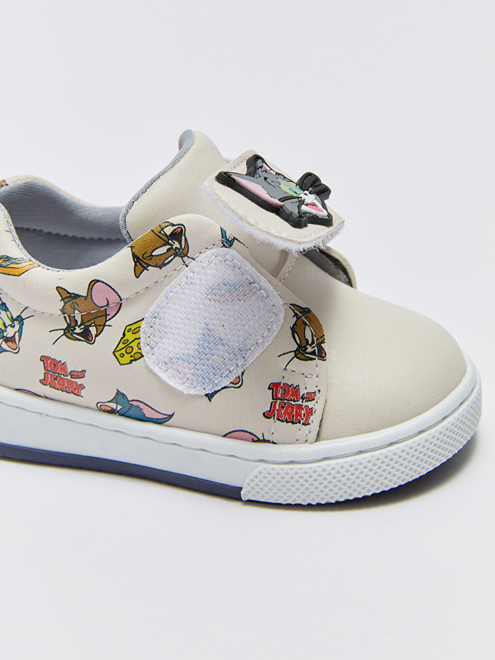 Bej Tom ve Jerry Lisanslı Erkek Bebek İlk Adım Ayakkabısı-5