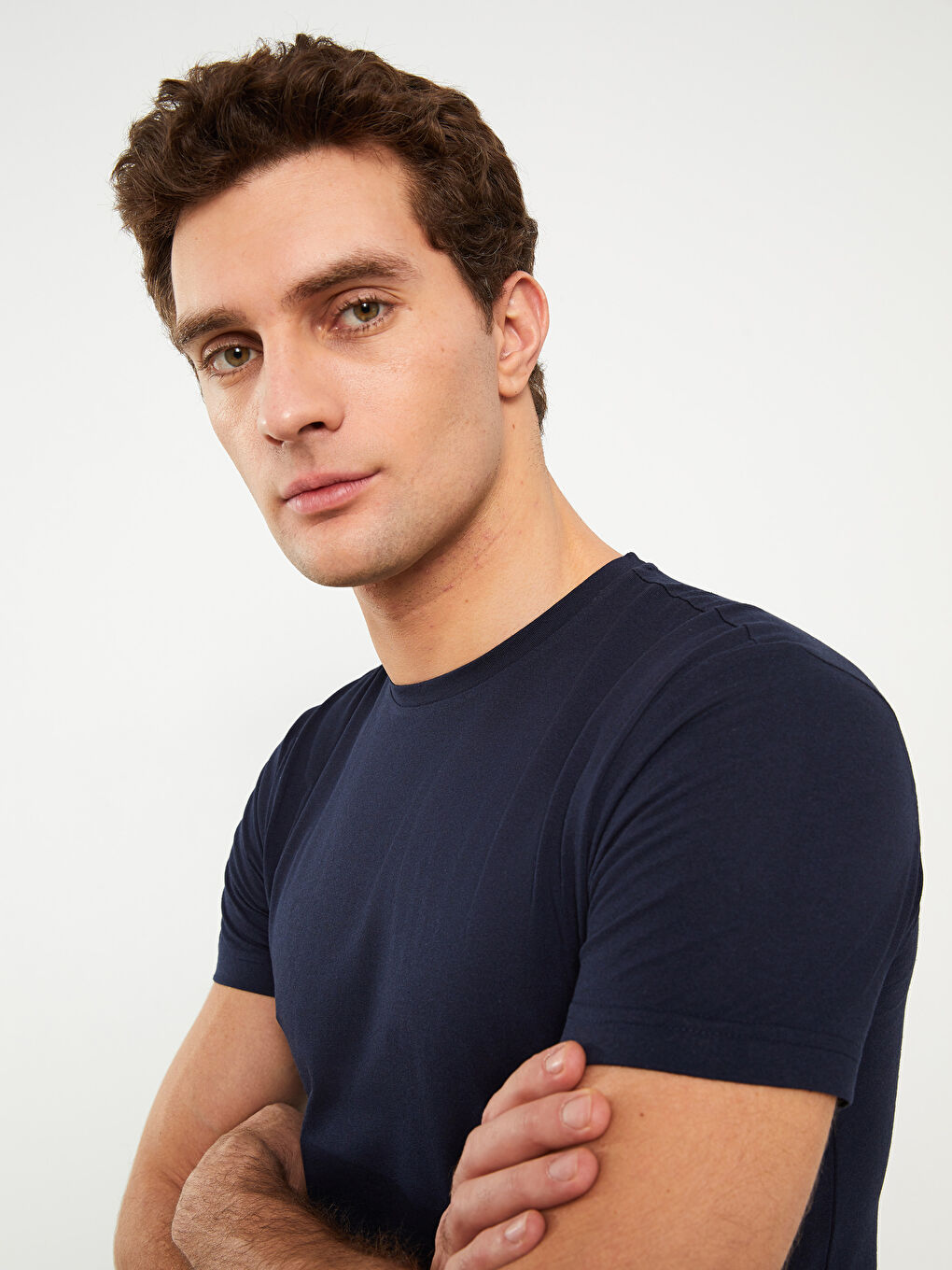 Crew Neck Jersey Men's T-Shirt-1