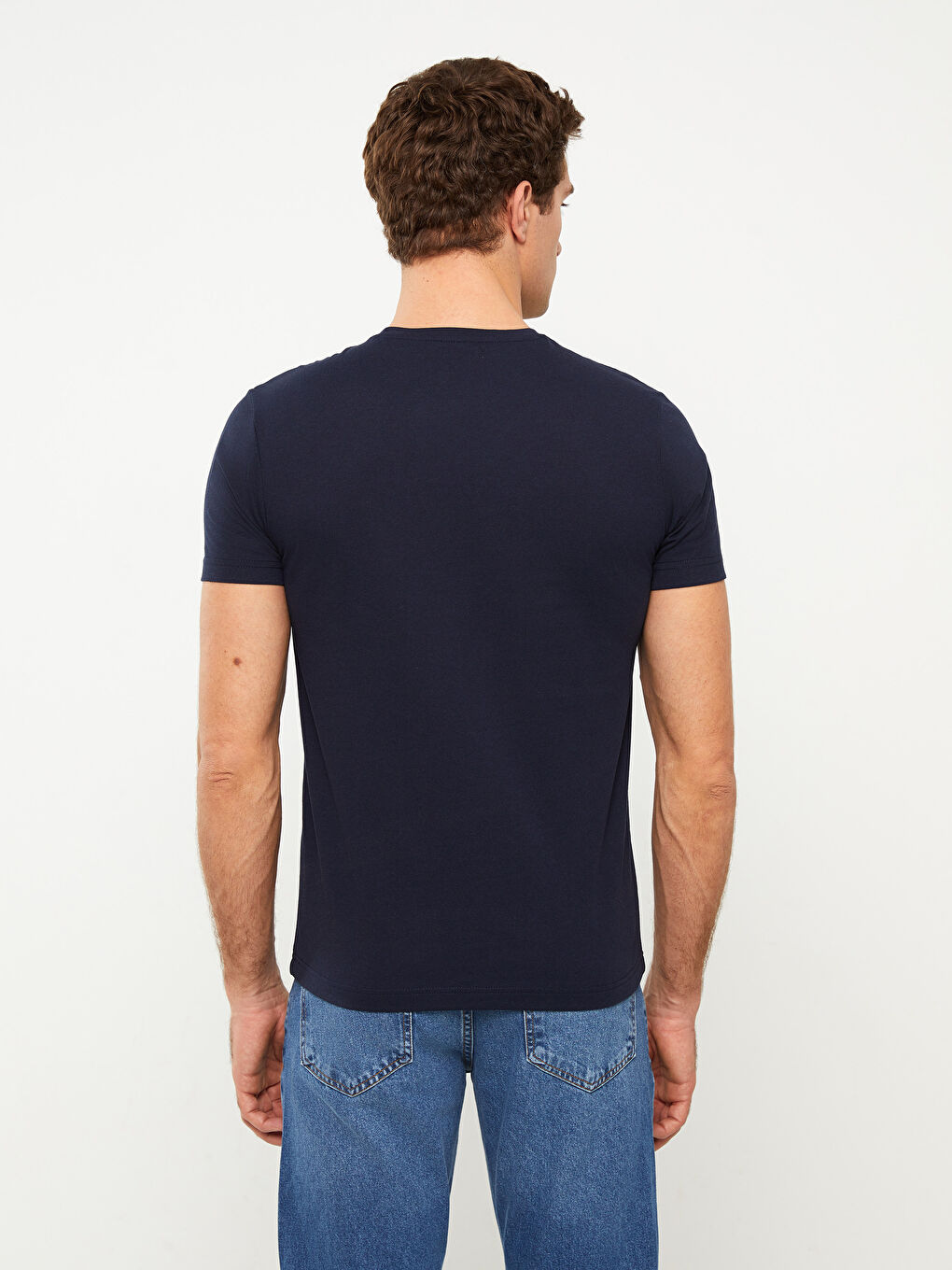 Crew Neck Jersey Men's T-Shirt-4