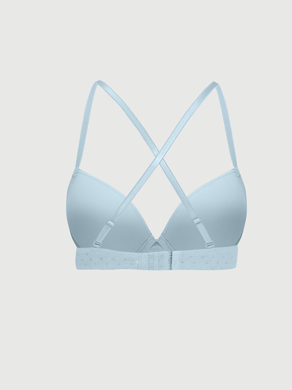 UES ネイビー　未洗い　Lサイズ LCW ECO Non-Wired Non-Padded Plain Bra -W3CT23Z8-RY0 - LC