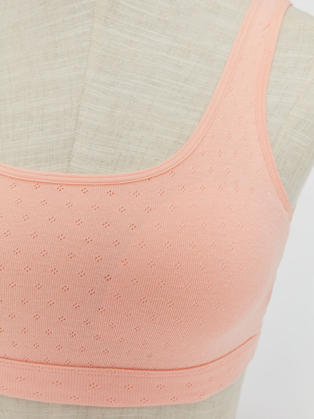 Wire-Free Padding-Free Self-Patterned Sports Bra -S3FM64Z8-FZY