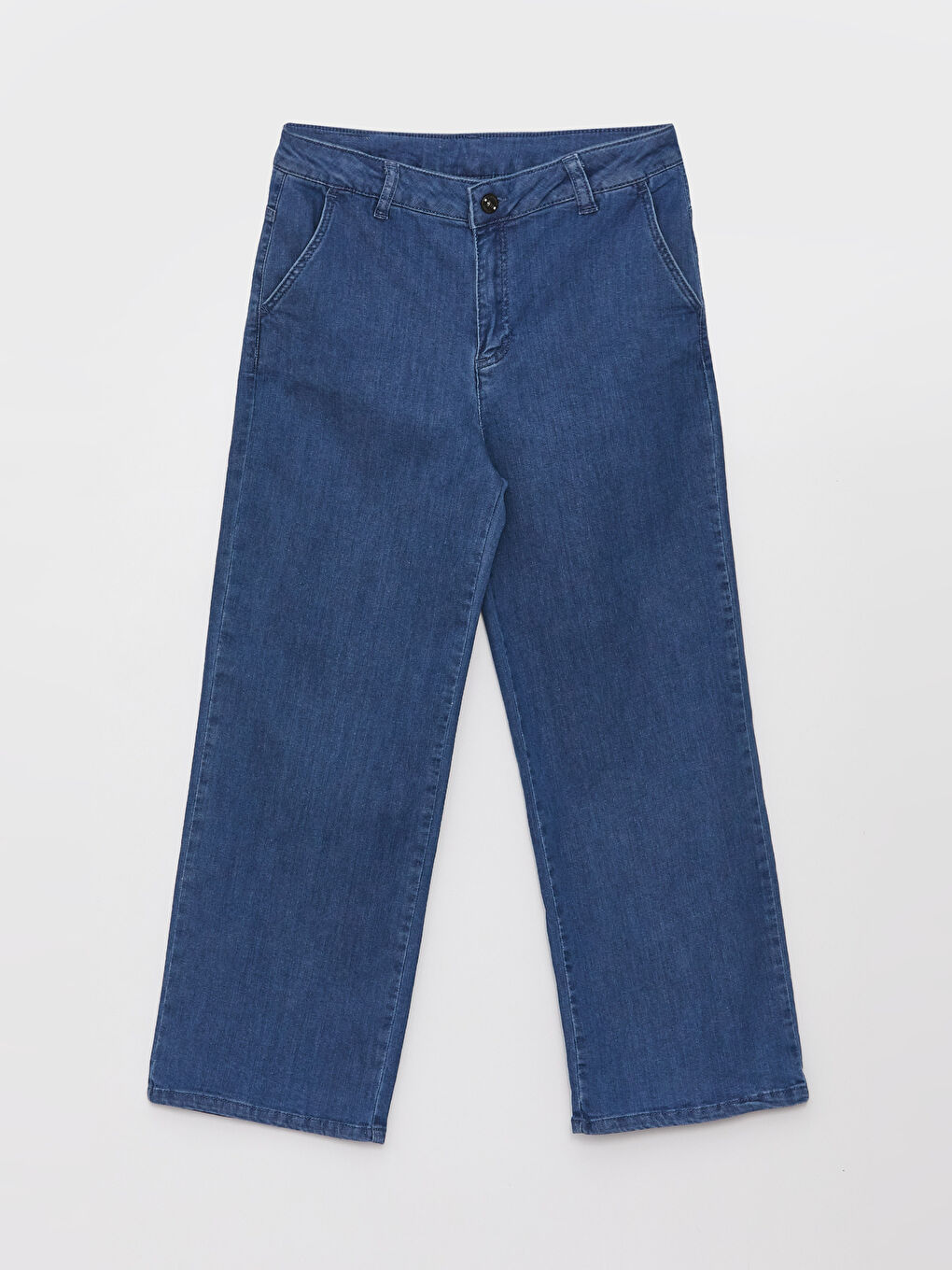 İndigo Basic Geniş Paça Kız Çocuk Pantolon