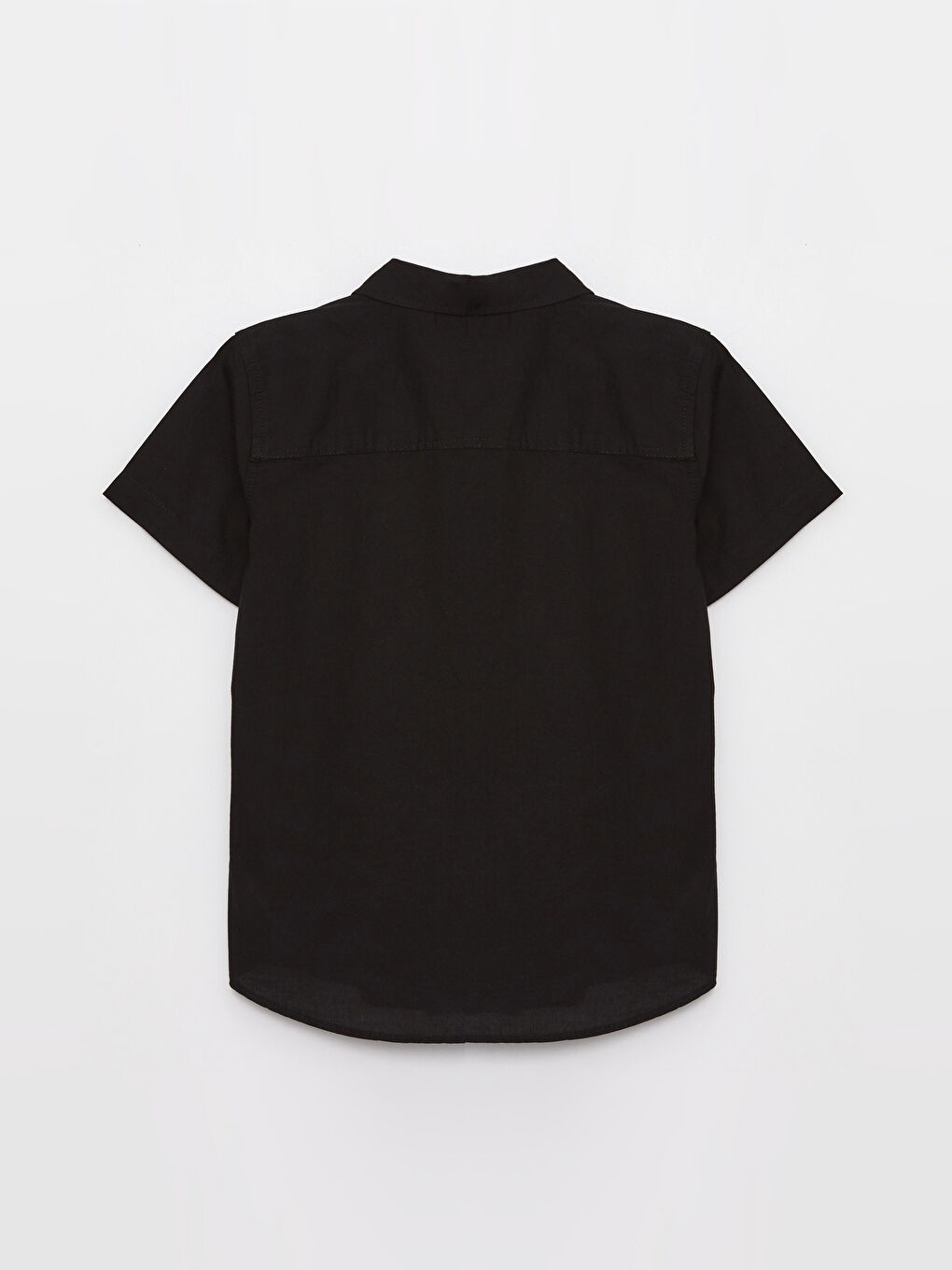 Basic Short Sleeve Boys' Shirt-1